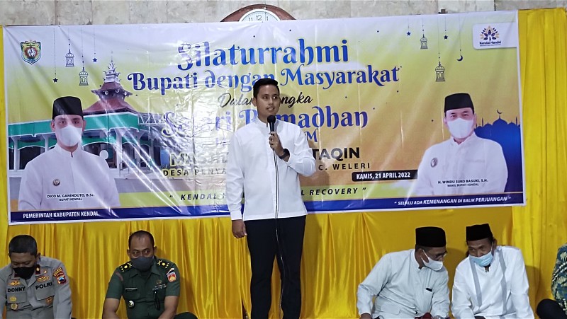 Safari Ramadhan ke Enam, Bupati Sampaikan Rencana Pembangunan Di Weleri