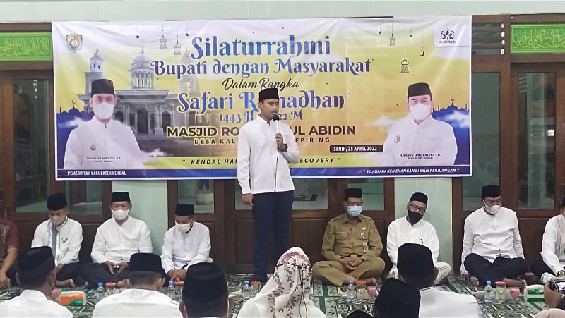 Safari Ramadhan Bupati Kendal di Masjid Roudhotul Abidin