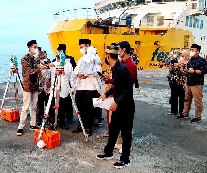 Bupati Dico Hadiri Proses Pelaksanaan Rukyatul Hilal