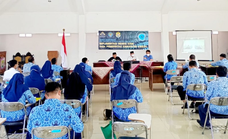 Diskominfo Kendal Gelar Rapat Koordinasi dan Implementasi Indeks KAMI