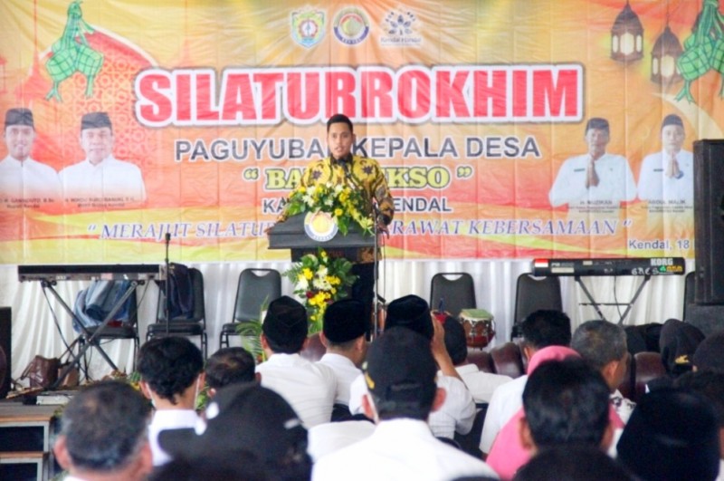 Bupati dan Wakil Bupati Kendal Hadiri Acara Silaturahim Paguyuban Kades