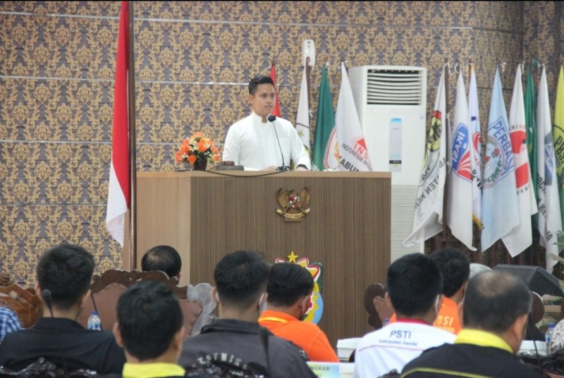 Bupati Dico Buka Musorkab KONI Tahun 2022