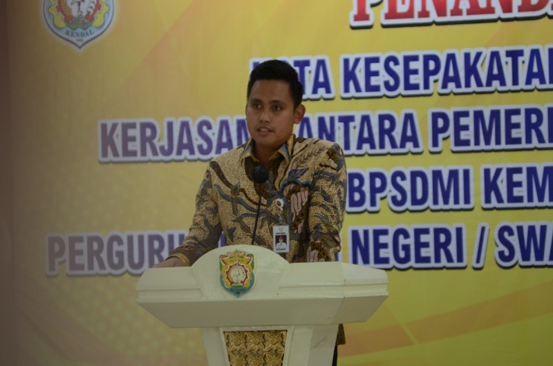 Pemkab Kendal Melakukkan MoU Bersama BPSDMI, Pelaku Usaha dan PTN/PTS