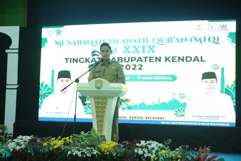 Bupati Kendal Buka acara Musabaqah Tilawatil Quran ke - XXIX