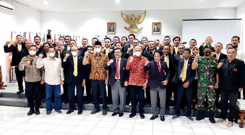 Bupati Dico Hadiri Pelantikan Pengurus KONI 2022-2026