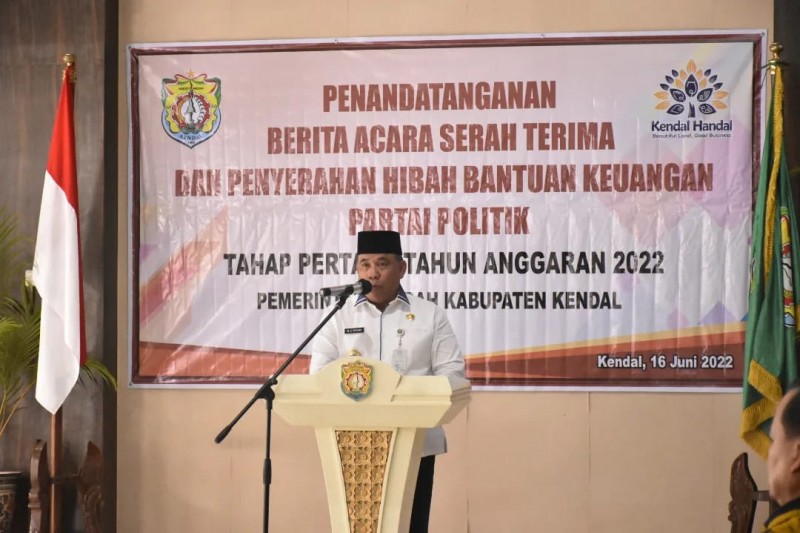 Pemberian Dana Hibah Kepada 10 Parpol