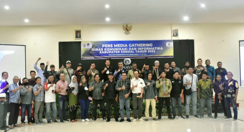 Tingkatkan Kemitraan, Diskominfo Kendal Gelar Kegiatan Pers Gathering