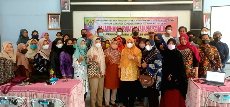 Tingkatkan SDM, Disdakop UKM Kendal Adakan Pelatihan Digitalisasi UMKM