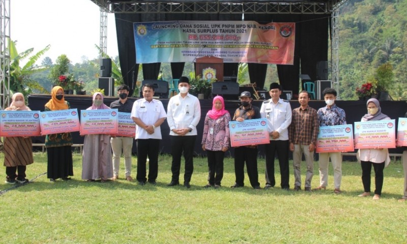 Pemkab Kendal Launching Kawasan Perdesaan dan Bantuan Sosial Eks PNPM