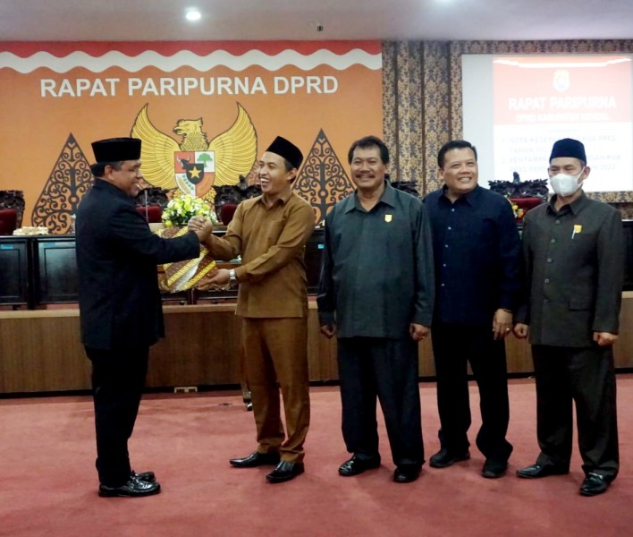 DPRD Kendal Gelar Rapat Paripurna Penandatanganan Nota KUA PPAS Tahun 2023