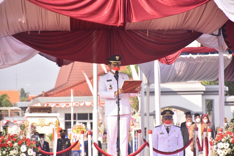 Kabupaten Kendal Gelar Upacara HUT RI Ke 77