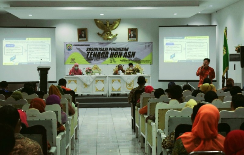 BKPP Kendal Melaksanakan Sosialisasi Pendataan Tenaga Non ASN Tahun 2022