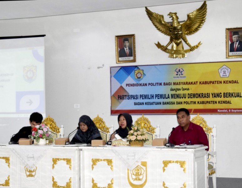 Badan Kesbangpol Kendal Gelar Acara Pendidikan Politik Bagi Masyarakat