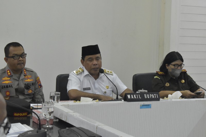 Rakor Pamwil Pelaksanaan Pilkades dan Dampak Inflasi Kenaikan BBM