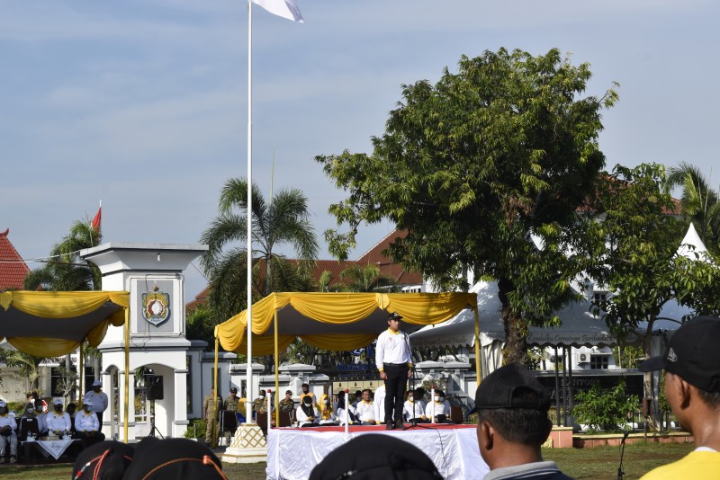 Bupati Dico Pimpin Upacara Peringatan Haornas ke- XXXIX Tahun 2022