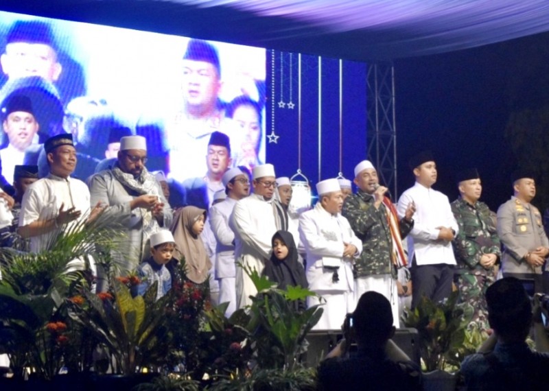 Dalam Rangka HUT ke77 TNI, Bupati Kendal Bersama Kodim Gelar Doa Bersama