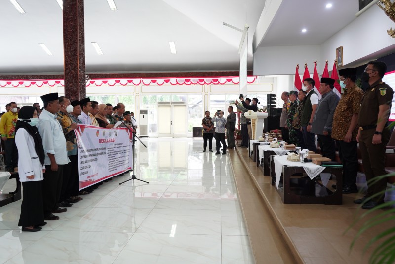Jelang Pilkades Serentak Tahun 2022, Pemkab Kendal Gelar Deklarasi Damai