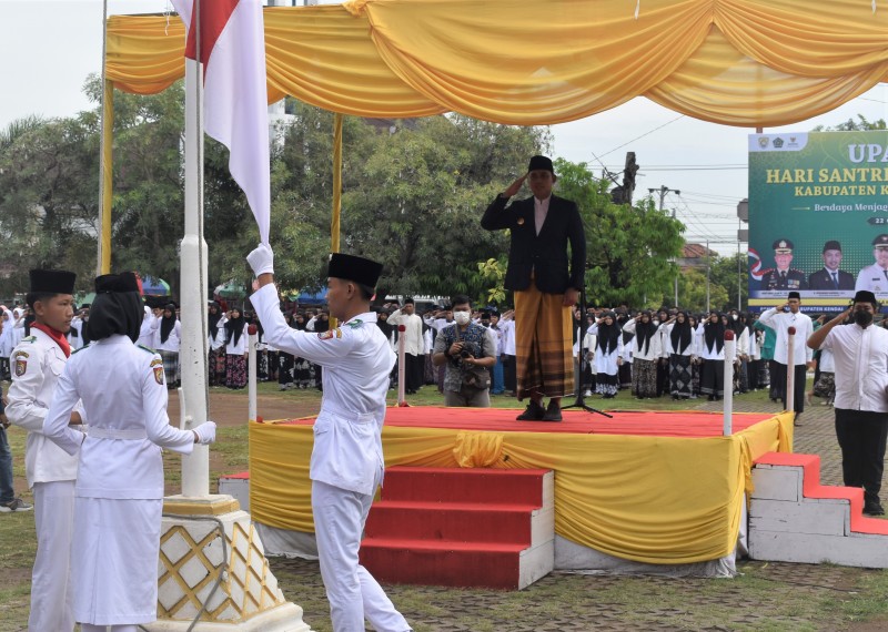 Bupati Dico Pimpin Apel Peringatan Hari Santri Nasional Tahun 2022