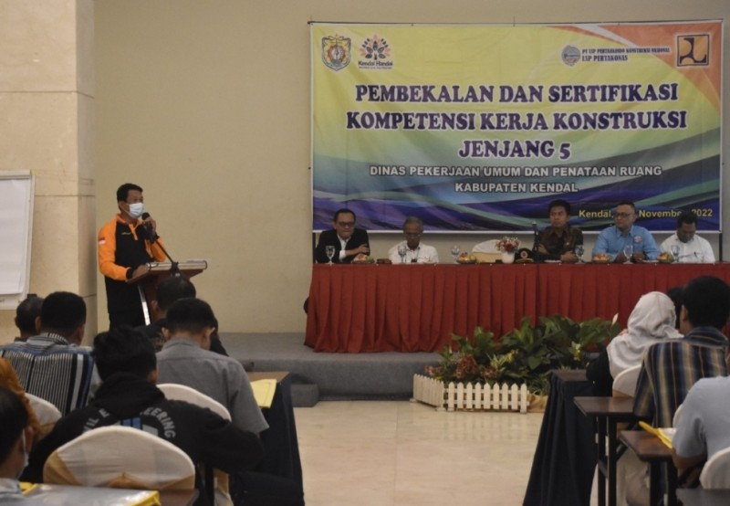 DPUPR Kendal Adakan Pembekalan dan Sertifikasi Kompetensi Jasa Kontruksi