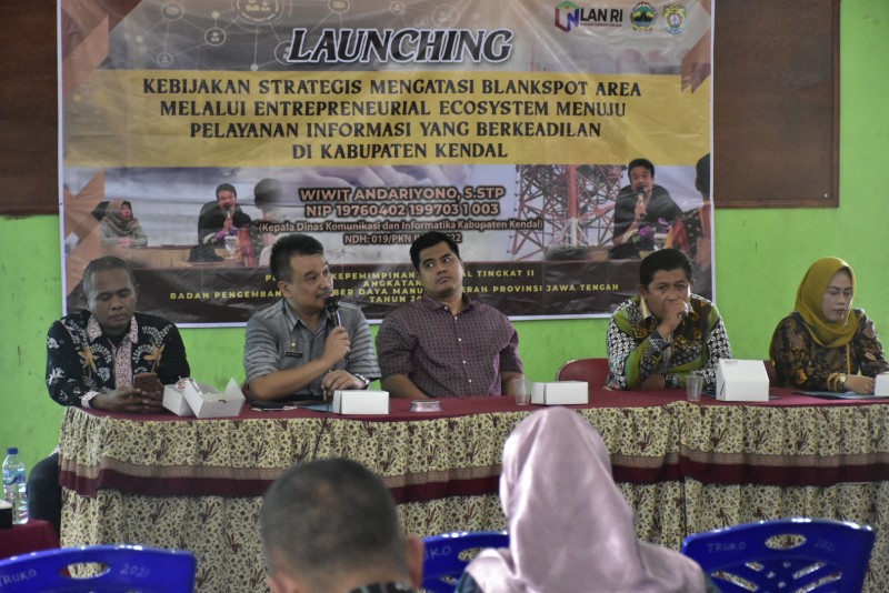 Diskominfo Kendal Launching Kebijakan Entrepreneurial Ecosystem