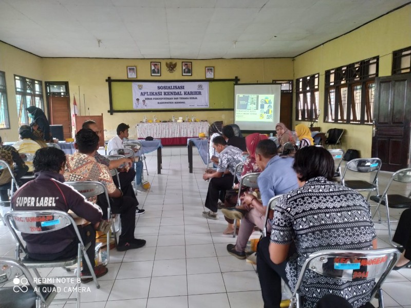 Disperinaker Kembali Sosialisasikan Aplikasi Kendal Karier