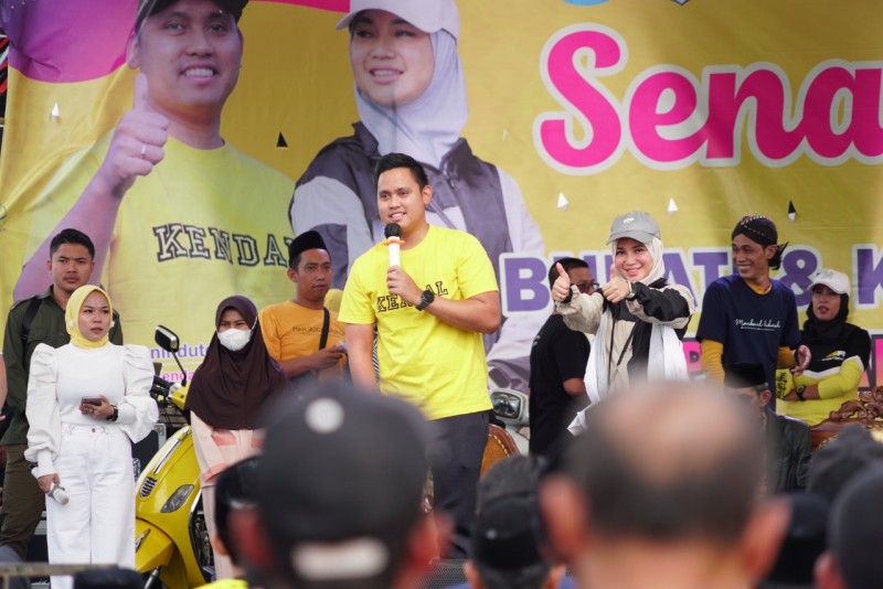 Bupati Dico Hadiri Ekspo SMK Berbasis Pesantren di Ponpes Manbaul Hikmah