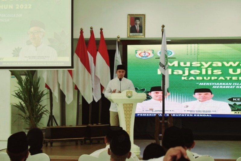 Buka Musda MUI, Bupati Dico Sampaikan Pemkab Kendal Akan Terus Bersinergi