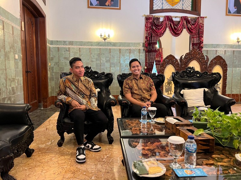 Bupati Dico Kunjungi Walikota Gibran di Loji Gandrung