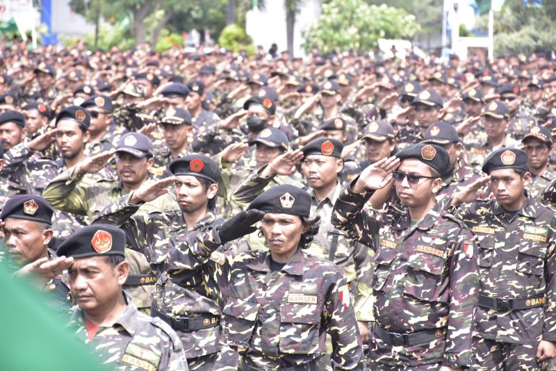 Apel Kebangsaan 5000 Banser Peringati 1 Abad Nahdlatul Ulama