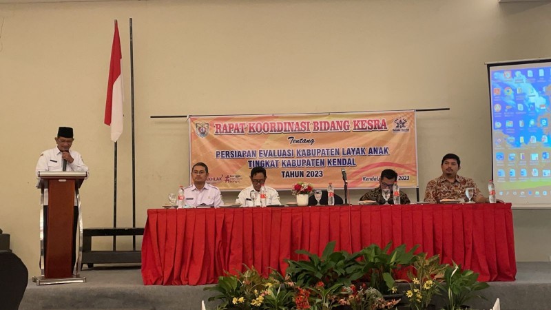 Rakor Persiapan Evaluasi KLA, Sekda Kendal Minta Agar Disiapkan dengan Baik
