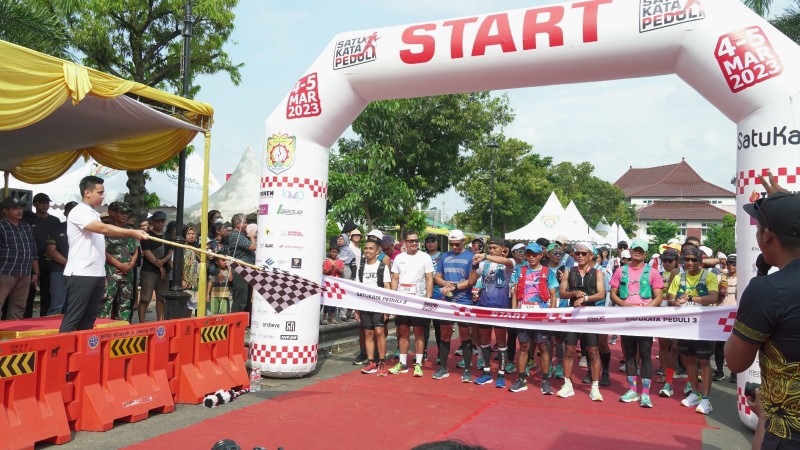93 Pelari dari Berbagai Daerah Ikuti Satu Kata Peduli 3 Charity Run