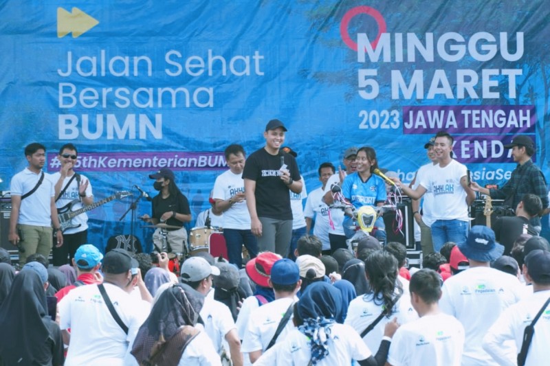Sinergitas BUMN dan Pemkab Kendal Gelar Acara Jalan Sehat