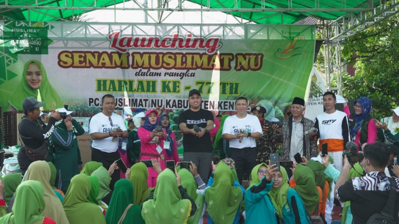 Bupati Kendal Hadiri Acara Launching Senam Muslimat NU