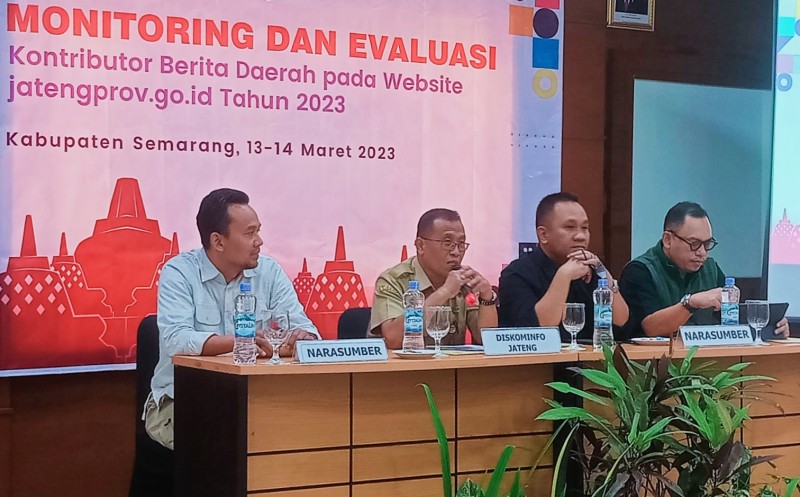 Diskominfo Jateng Gelar Monitoring dan Evaluasi Kontributor Berita Daerah