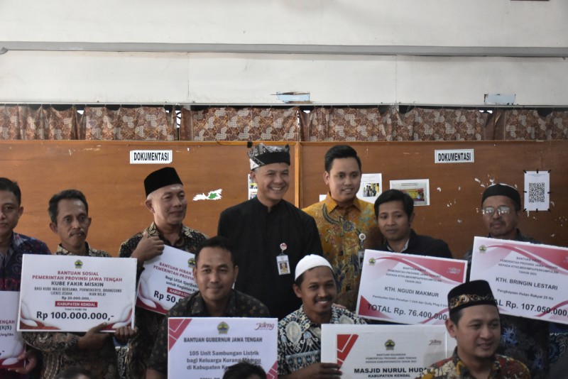 Pemprov Jateng, Dorong Perekonomian dengan Menyalurkan Bantuan