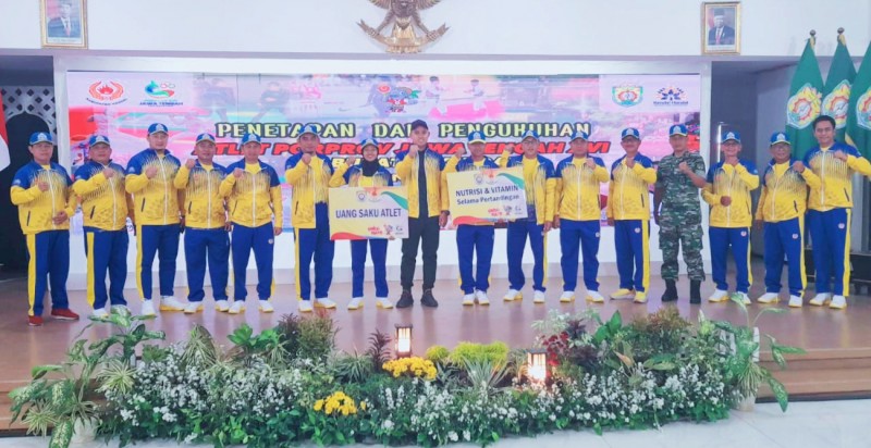 Bupati Kendal Kukuhkan para Atlet yang Mengikuti Porprov Jateng XVI 2023
