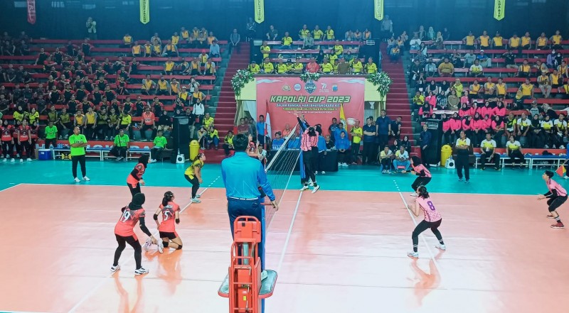 Kapolri Cup 2023 Turnamen Bola Voli Resmi Dibuka