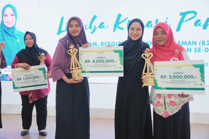 Melalui Lomba Kreasi Pangan Lokal, TP PKK Kendal Terus Dorong UMKM Maju