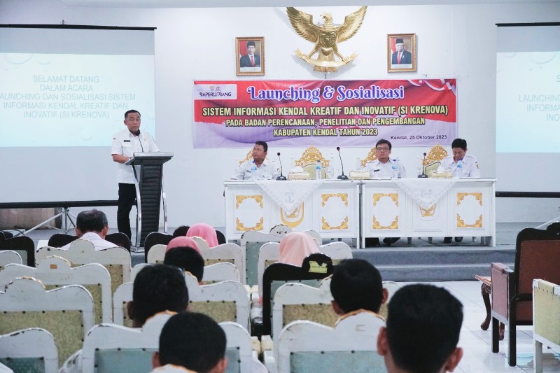 Permudah Data Laporan Inovasi, Baperlitbang Kendal Launching SI Krenova