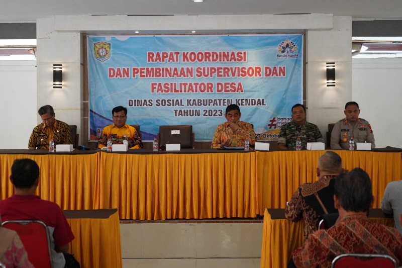 Dinsos Kendal Gelar Rakor Pembinaan Supervisor dan Fasilitator