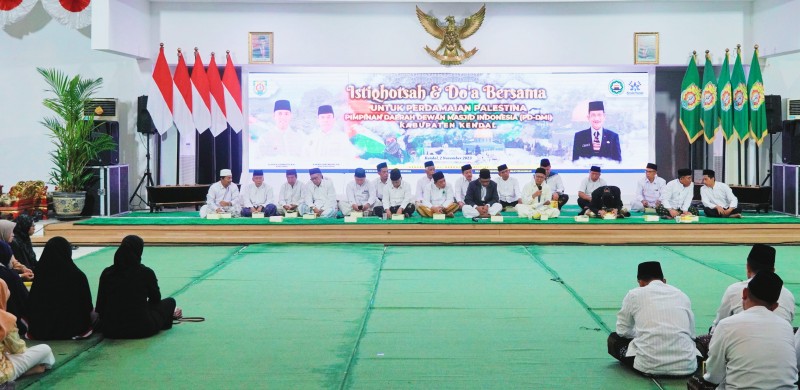 Pemkab Kendal bersama DMI dan Organisasi Keagamaan Gelar Doa untuk Palestin