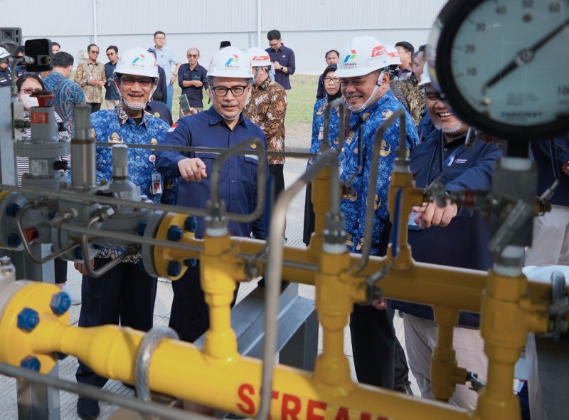 Pipa Transmisi Gas Bumi Ruas Cirebon-Semarang Tahap I Mengalir ke KIK