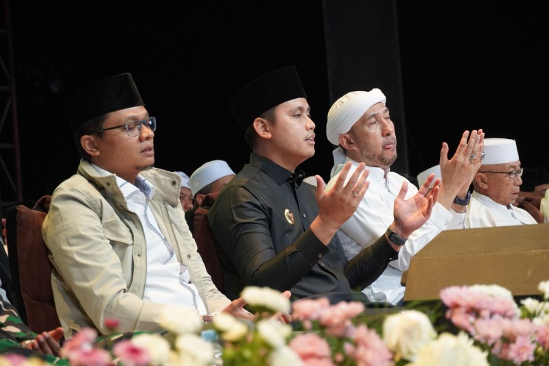 Acara Kendal Bersholawat di Kecamatan Boja Berjalan Lancar