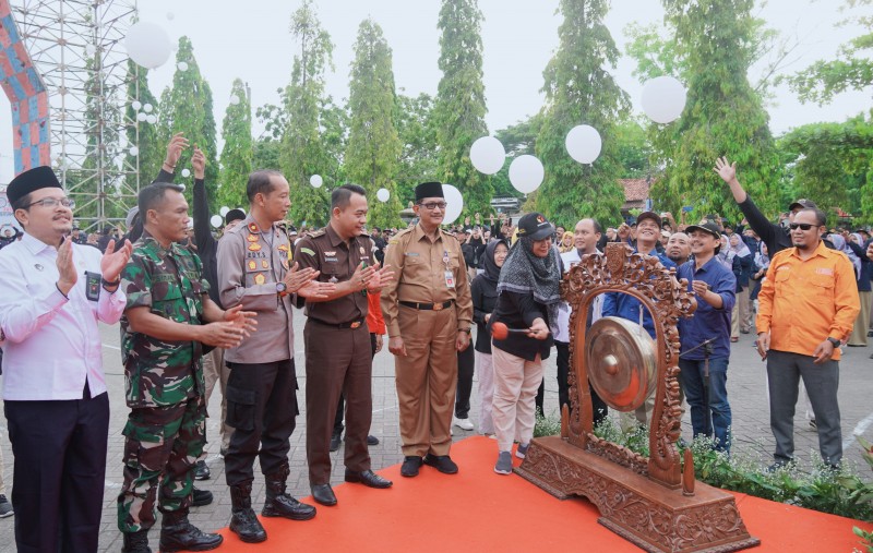 Sekda Kendal Hadiri Apel Siaga Pengawasan Tahapan Pemilu 2024