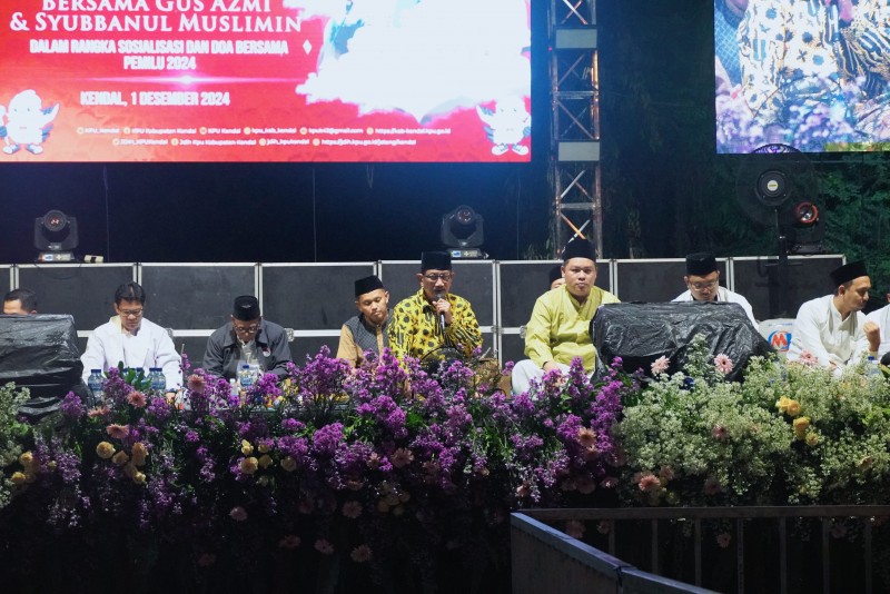 Sekda Kendal Hadiri Sholawat Pemilu Tahun 2024