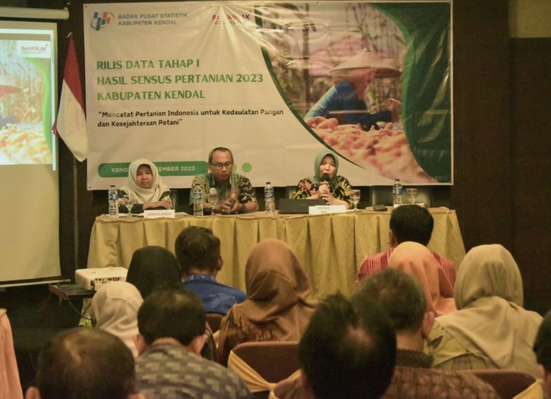 BPS Kendal Kendal Merilis Data Tahap 1 Sensus Pertanian