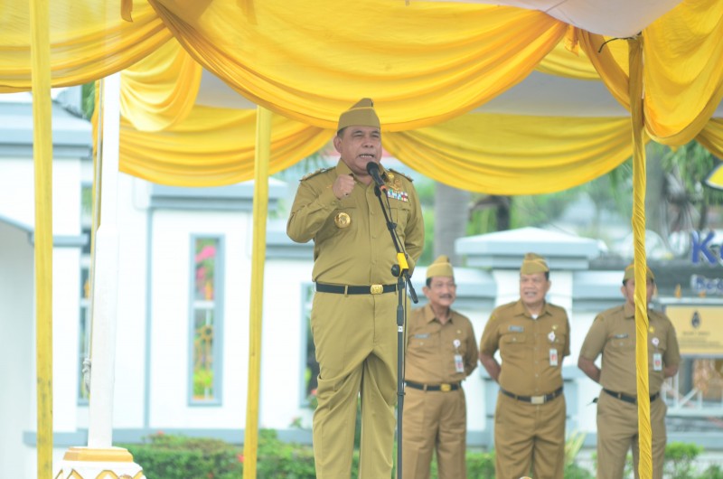 Apel Awal Tahun 2024, Wabup Sampaikan ASN jangan terlibat Politik Praktis