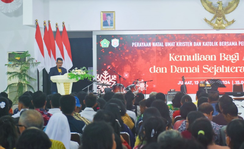 Sekda Kendal Hadiri Acara Perayaan Natal Bersama