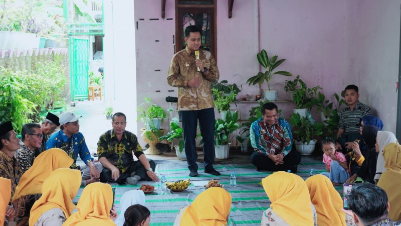 Bupati Dico Monitoring Pelaksanaan BKK Dusun di Desa Jambearum