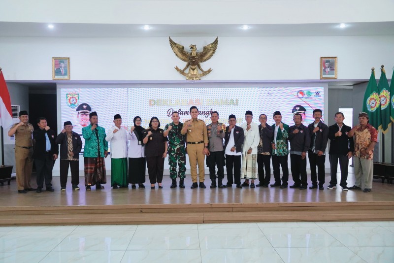 Pemkab Kendal Bersama Ormas Keagamaan Gelar Deklarasi Pemilu Damai